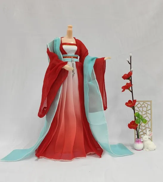 Tang Dynasty Dress for 1/6 Figures in 5 Colors 9 Tang Dynasty Dress for 1/6 Figures in 5 Colors - Image 9