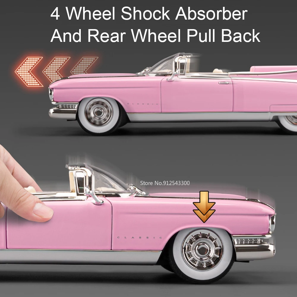 1:24 Scale Vintage Car Model Toy 6 1:24 Scale Vintage Car Model Toy - Image 6