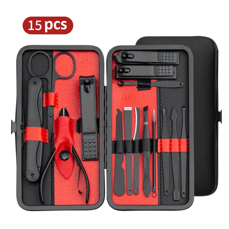 Professional Stainless Steel Manicure Set with Case 10 Professional Stainless Steel Manicure Set with Case - Image 10