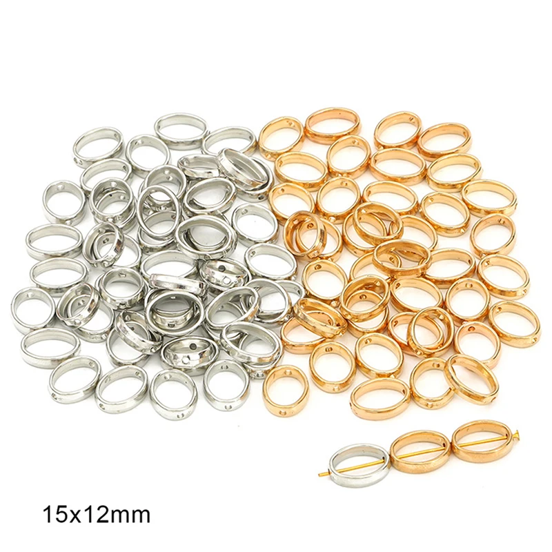 Two-Hole Beads for Jewelry Crafting - 50 pcs 4 Two-Hole Beads for Jewelry Crafting - 50 pcs - Image 4