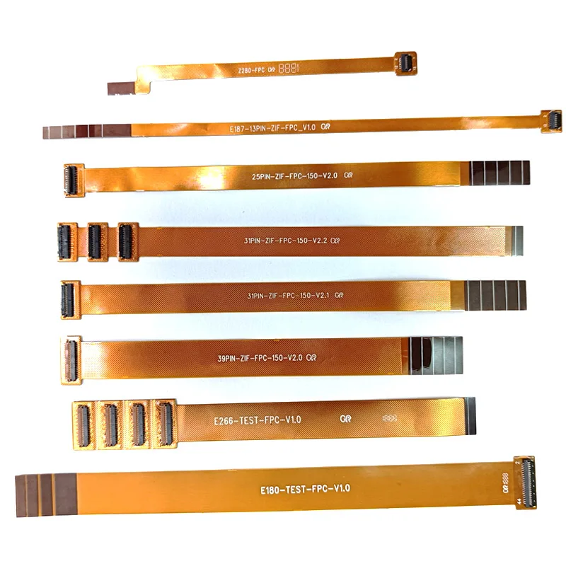 Orange Flat Test Cable for Electronic Testing 2 Orange Flat Test Cable for Electronic Testing - Image 2