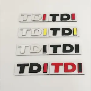 3D Alloy TDI Badge for Volkswagen Vehicles