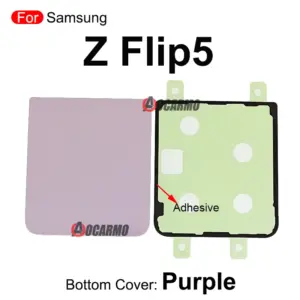 Samsung Galaxy Z Flip 5 Rear Panel Set Black, Green, Purple, White 10 Saec9cc538ce14a15a83c0888552b8a01H