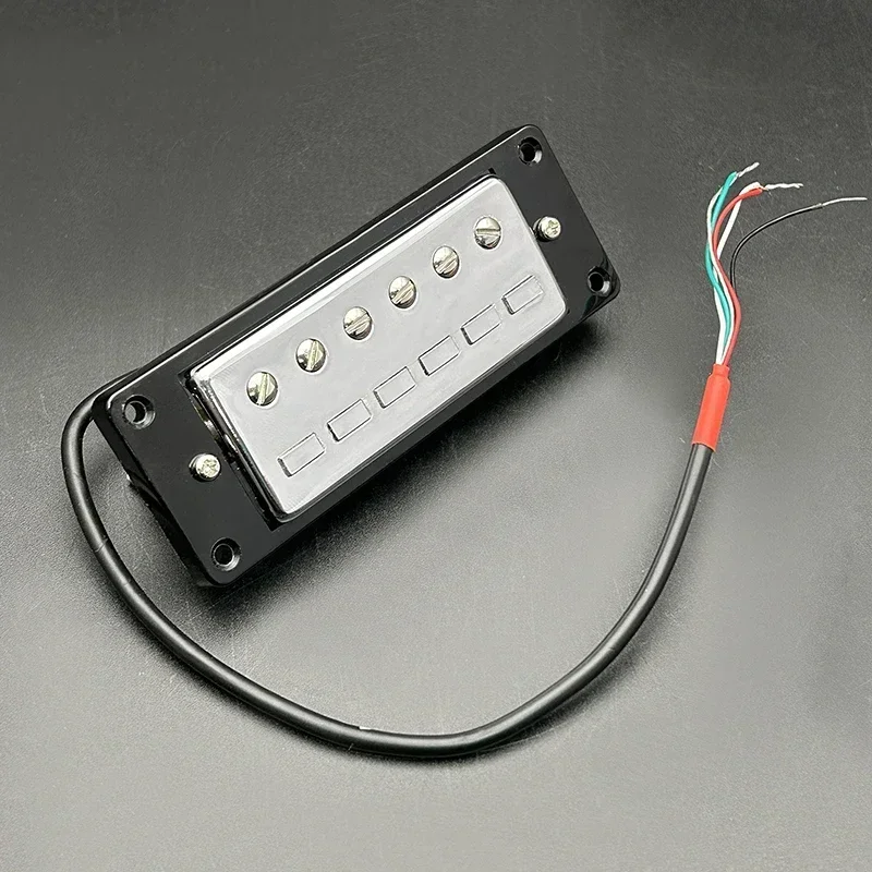 Mini LP Humbucker Pickup with Brass Cover 6 Mini LP Humbucker Pickup with Brass Cover - Image 6