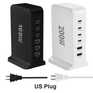 GaN Dual-Model 200W/168W Fast Charger with 6 USB-C Ports 17 Saf1963fe09fd4425bbfd4b3603c7bc450 5