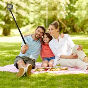 Black Aluminum Telescopic Selfie Stick 35cm–150cm 11 Saf1f37256dd84808a1fb16b6b19f8444V