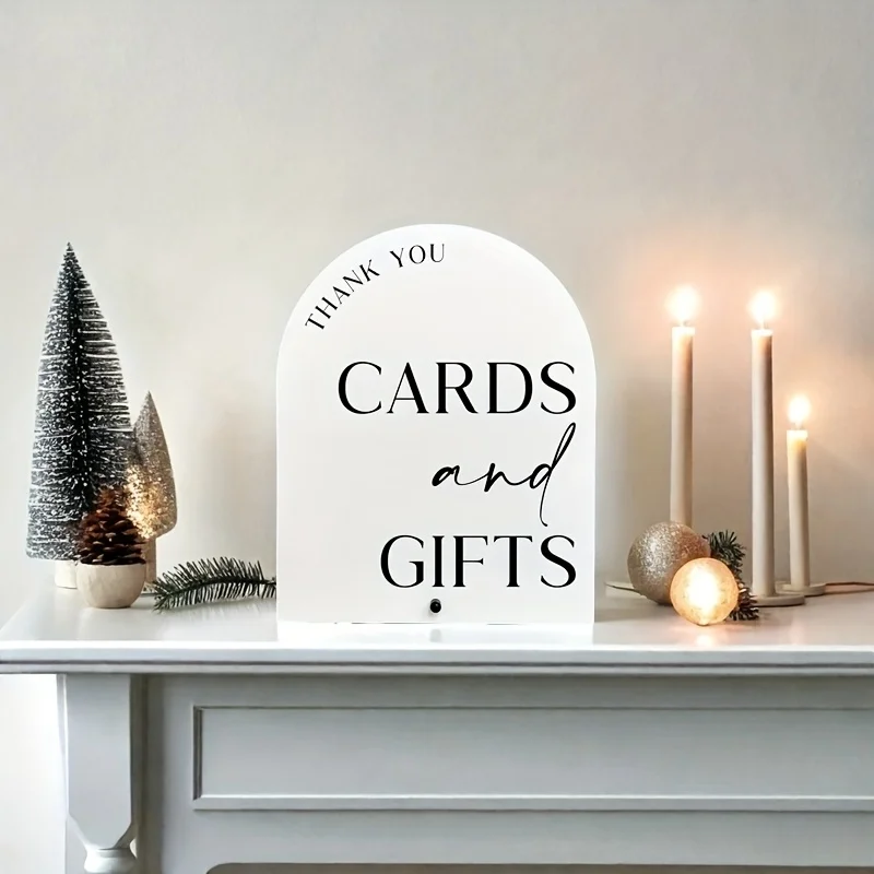 Elegant White Acrylic Wedding Sign 3 Elegant White Acrylic Wedding Sign - Image 3