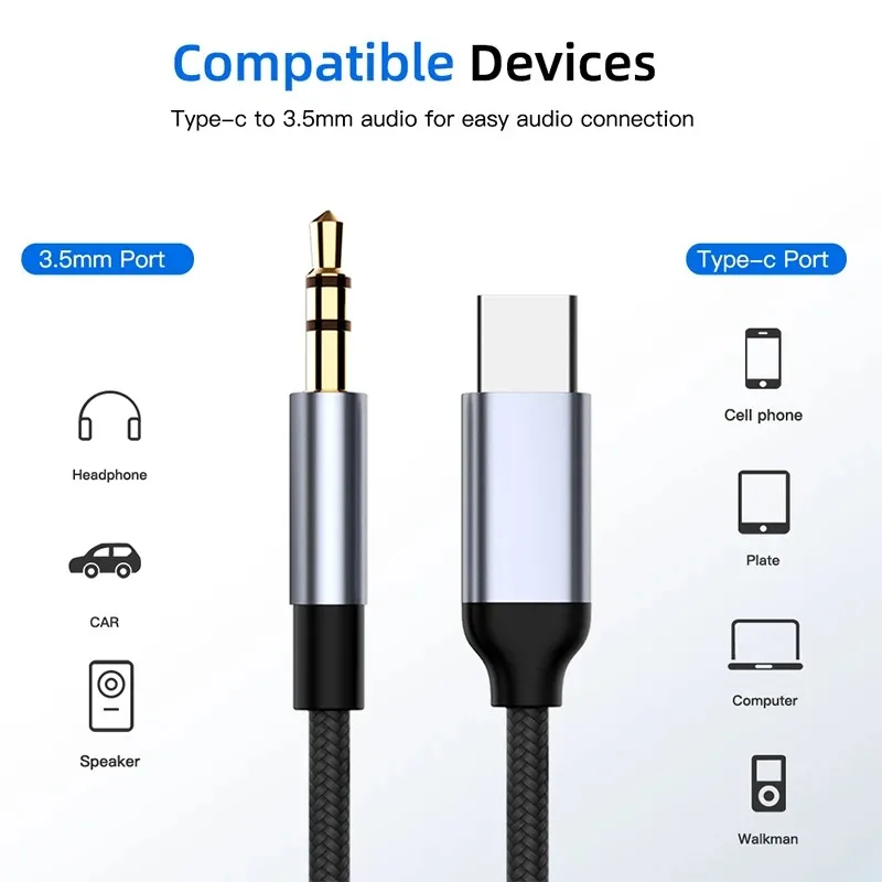 USB-C to 3.5mm Audio Adapter with Gold-Plated Jack 6 USB-C to 3.5mm Audio Adapter with Gold-Plated Jack - Image 6