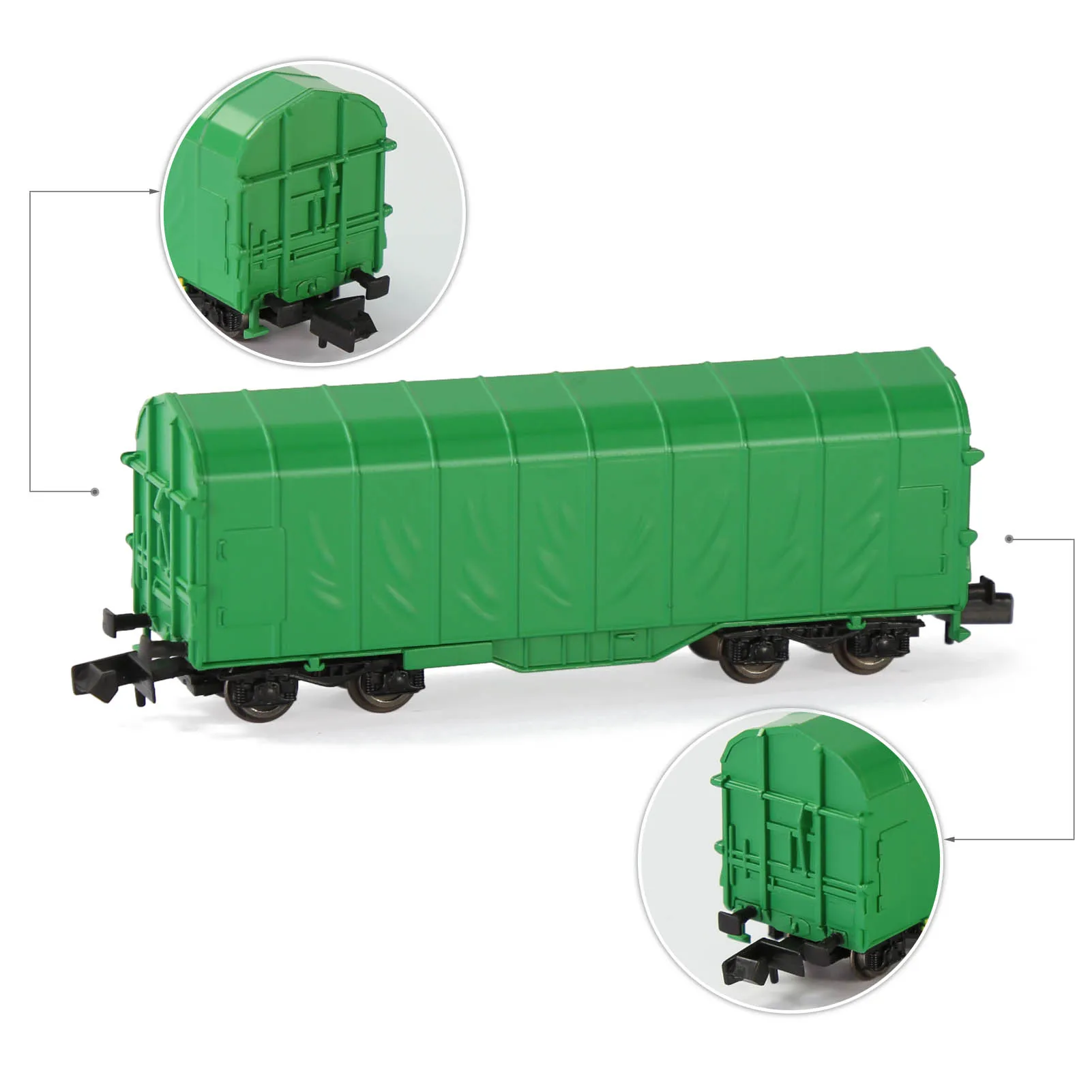 Evemodel N Scale Covered Coil Freight Car 10 Evemodel N Scale Covered Coil Freight Car - Image 10