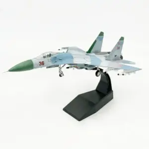 Su-27 Fighter Jet Diecast Model 1:100 Scale 8 Saf703ba4d7df4b54b35dd451ef125525R