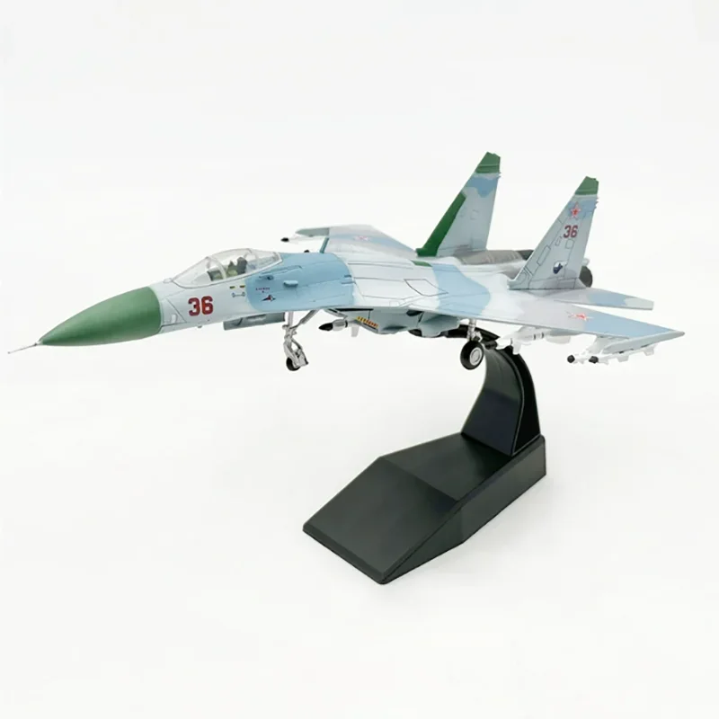 Su-27 Fighter Jet Diecast Model 1:100 Scale 4 Su-27 Fighter Jet Diecast Model 1:100 Scale - Image 4