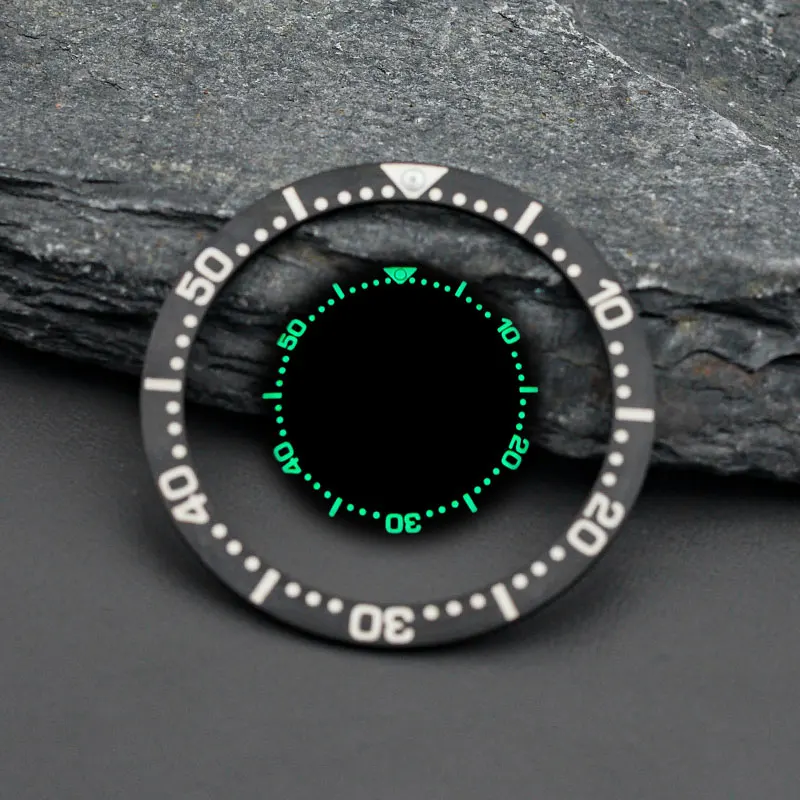 Green Luminous Bezel Insert for Dive Watches 8 Green Luminous Bezel Insert for Dive Watches - Image 8