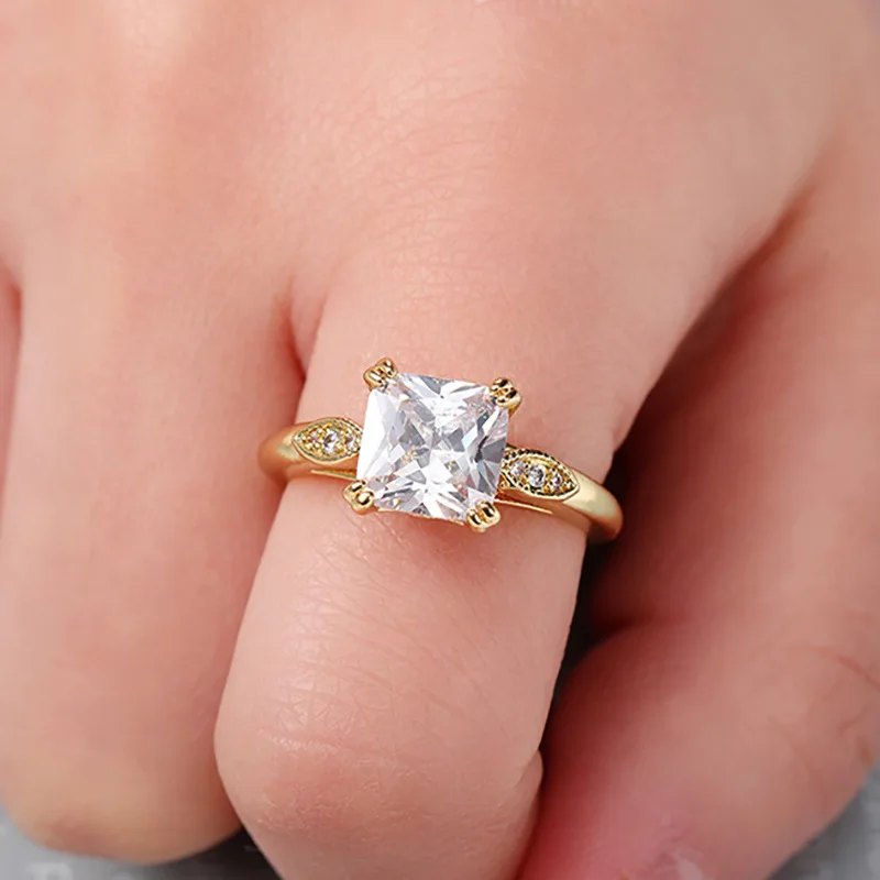 Vintage Geometric Punk Ring with Cubic Zirconia 3 Vintage Geometric Punk Ring with Cubic Zirconia - Image 3