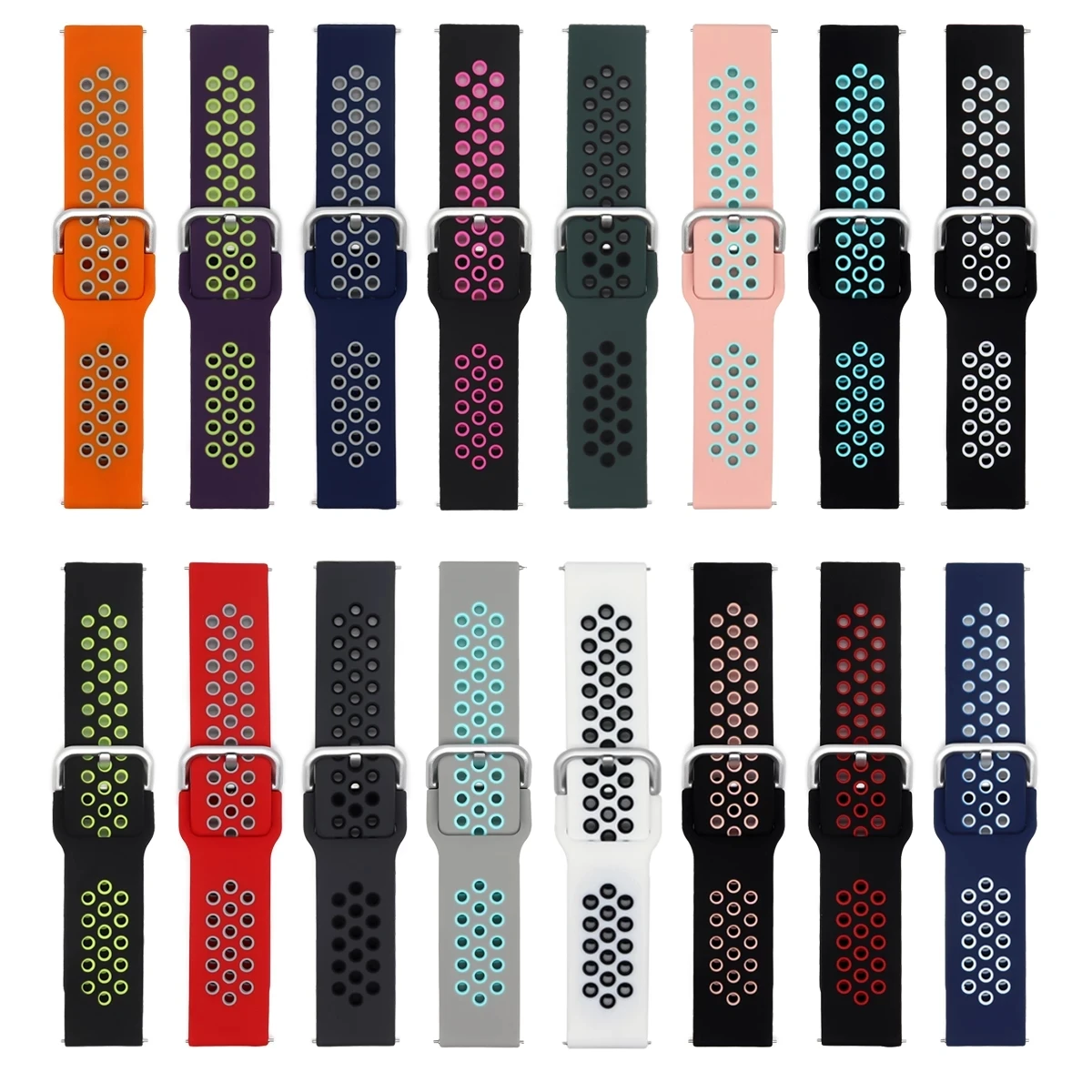 Vibrant Silicone Band for Amazfit Bip 3/Pro/5 3 Vibrant Silicone Band for Amazfit Bip 3/Pro/5 - Image 3