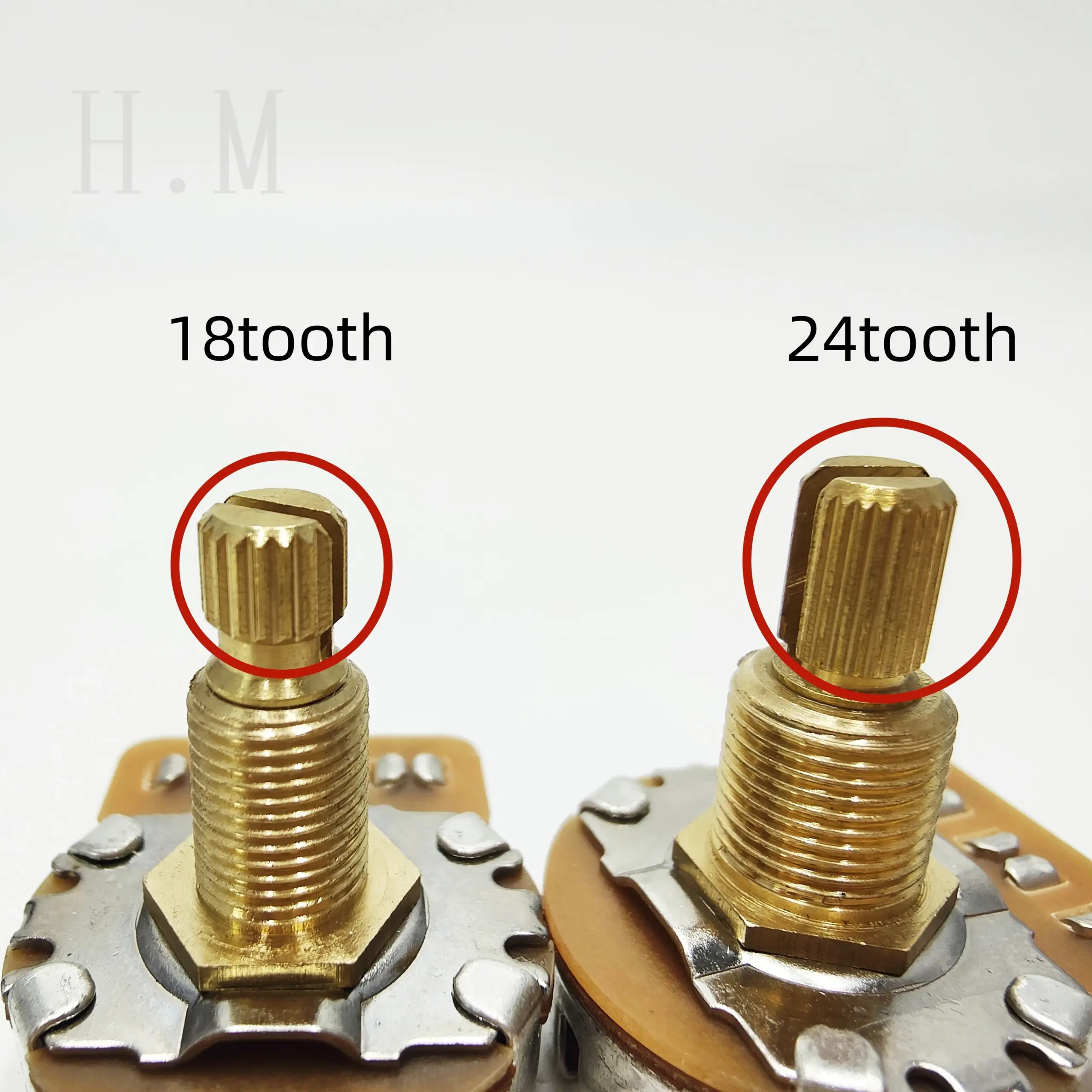 All-Copper Guitar Potentiometer 250K/500K 5 All-Copper Guitar Potentiometer 250K/500K - Image 5