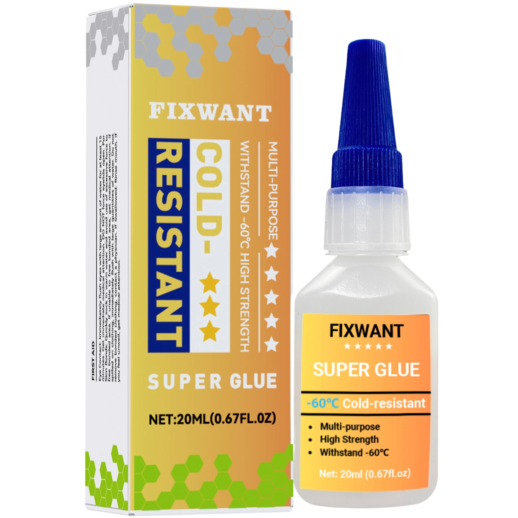 FIXWANT -60℃ Cold-Resistant Super Glue 20ml 6 FIXWANT -60℃ Cold-Resistant Super Glue 20ml - Image 6