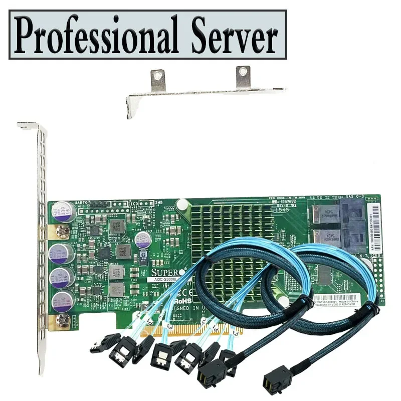 Supermicro AOC-S3008L-L8E PCI Express Storage Card 1 Supermicro AOC-S3008L-L8E PCI Express Storage Card