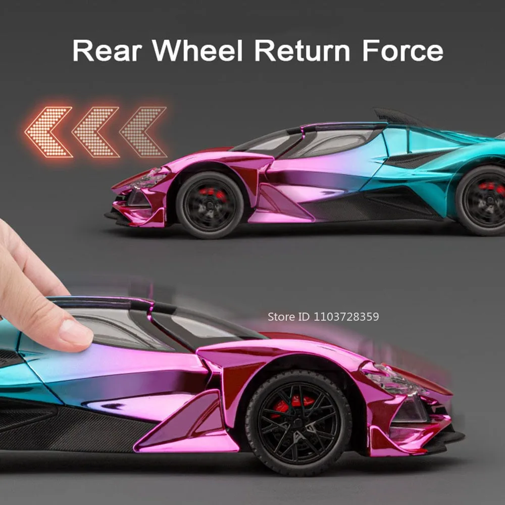 Pink Apollo EVO Miniature Model 1:24 Scale 4 Pink Apollo EVO Miniature Model 1:24 Scale - Image 4