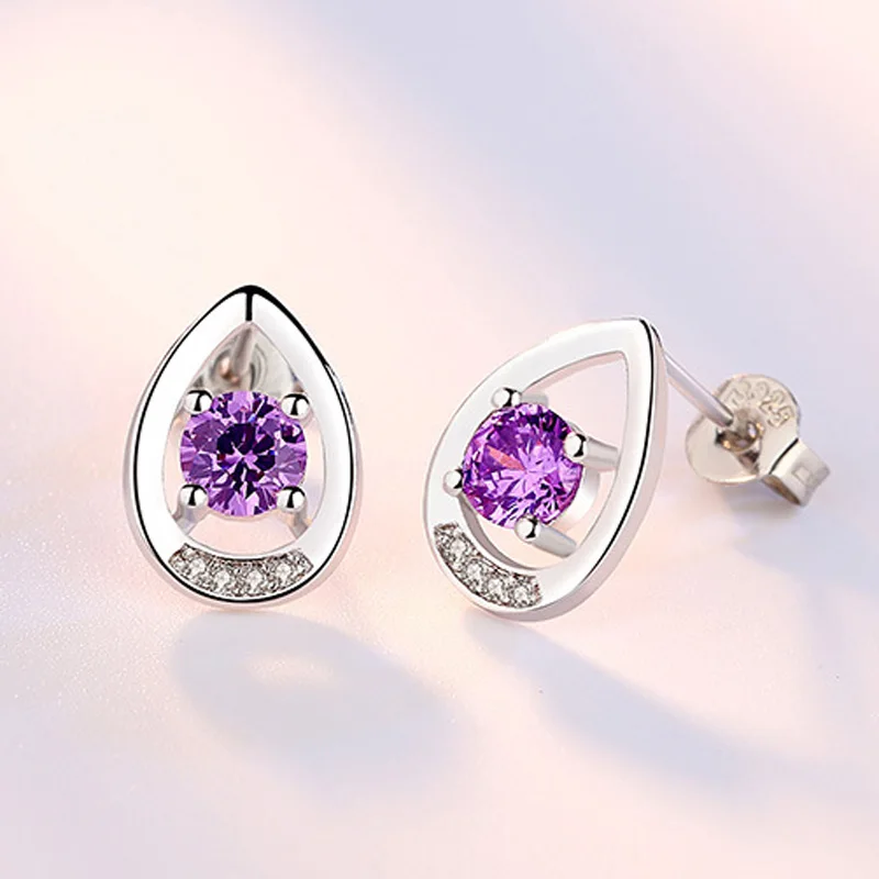 Elegant Water Drop Earrings with Cubic Zirconia 7 Elegant Water Drop Earrings with Cubic Zirconia - Image 7