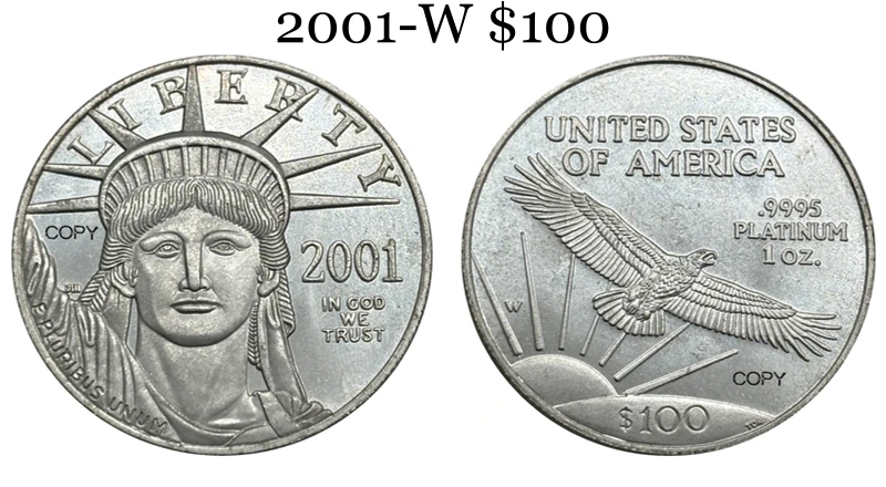 Vintage 2001 W Liberty Commemorative Coin 6 Vintage 2001 W Liberty Commemorative Coin - Image 6