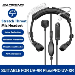 Waterproof Acoustic Throat Mic Headset for Baofeng UV-9R 15 Safd821aea72a4eb89159295067b484dfA