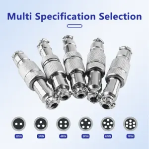 GX12 Aviation Connector Set - 5 Pieces 13 Sb00acd69b9794848b22a08b1c7894deaw