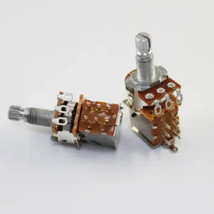 Premium Metal Guitar Potentiometer Pair 250k/500k 10 Sb0176bed1d4648f88cc6e8aa065dc9d7E