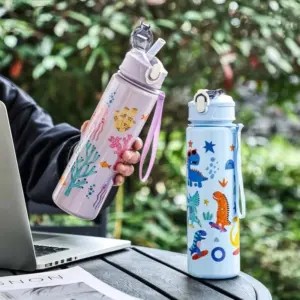 Colorful Dinosaur Kids Water Bottle 750ml 12 Sb074bec3f4974a278857eb2812f1baf6x