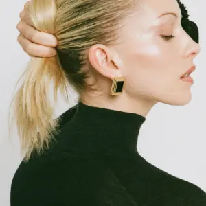 Stainless Steel Gold Square Earrings JDE0112030 12 Sb086a8125fd94d9d800e8784a34c26cct