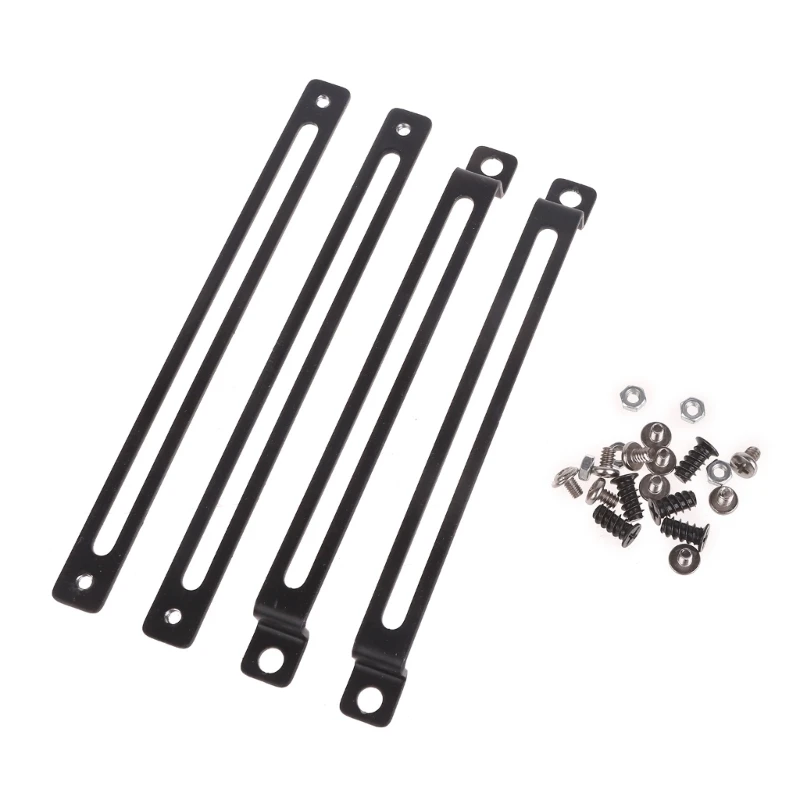 Black Aluminum Cooling Radiator Support Bracket (12cm & 14cm) 7 Black Aluminum Cooling Radiator Support Bracket (12cm & 14cm) - Image 7
