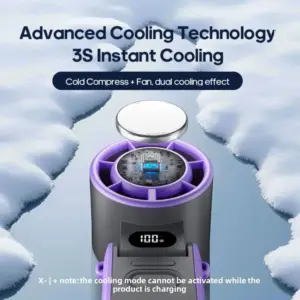 Portable Handheld Cooling Fan with 3600mAh Battery 12 Sb0d50a4946d345099c06f6278cbd4a3dn