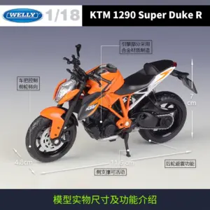 KTM 1:18 Scale Diecast Motorcycle Model 11 Sb10199c6c8d64c1d9ff97a1fd9e4d663x