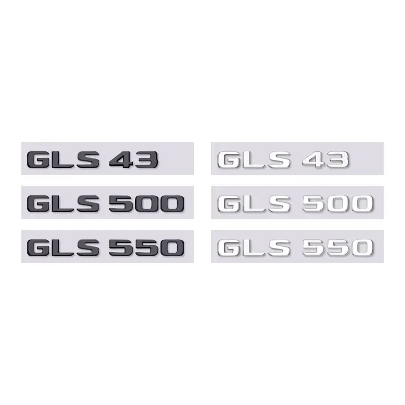 Mercedes-Benz GLS Badge Sticker for W253 2 Mercedes-Benz GLS Badge Sticker for W253 - Image 2