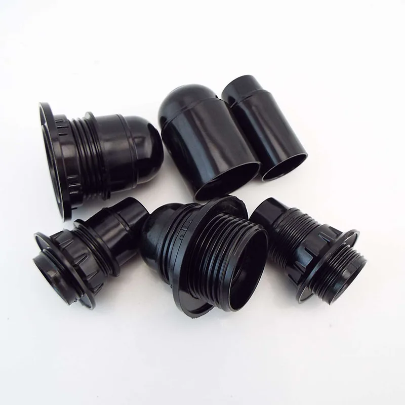 Black E27/E14 Lamp Holder for DIY Lighting 5 Black E27/E14 Lamp Holder for DIY Lighting - Image 5