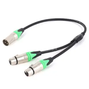 XLR Y-Splitter Cable for Audio, 0.3m/0.5m 13 Sb125f5c90c9c4a85af16bfc71b0b15f0C