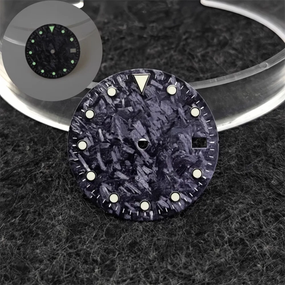 MDNEN 28.5mm Carbon Fiber Sport Dial for Watches 5 MDNEN 28.5mm Carbon Fiber Sport Dial for Watches - Image 5