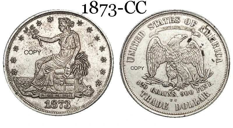 Replica US 1873 Silver Coin Collectible 9 Replica US 1873 Silver Coin Collectible - Image 9