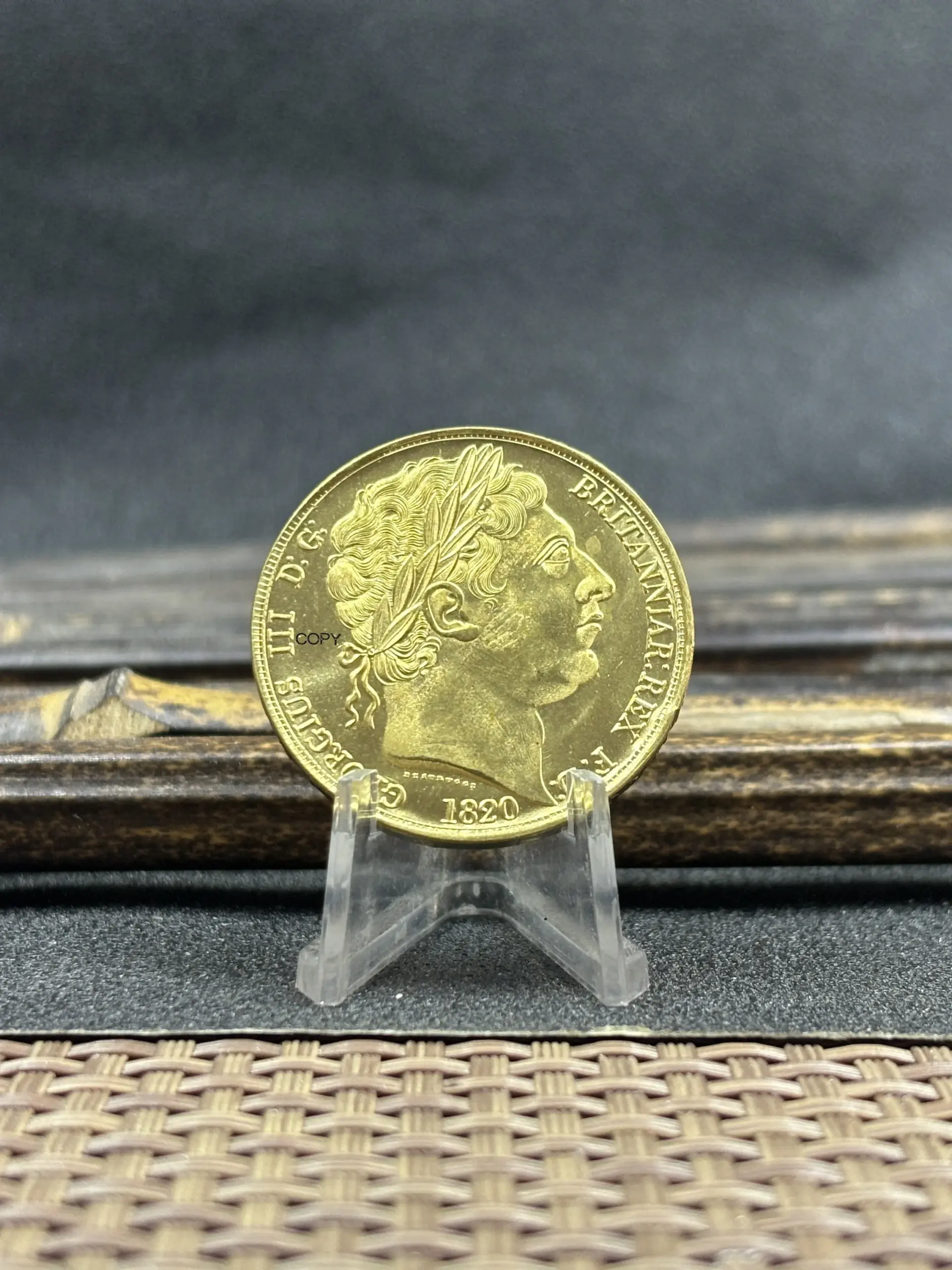 Antique George III Replica Coin 1820 3 Antique George III Replica Coin 1820 - Image 3