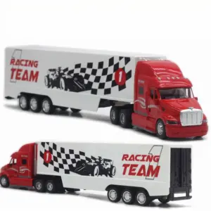 1:48 Scale Diecast Container Truck Model 19 Sb164198c74e349ca951a9011880a015fi