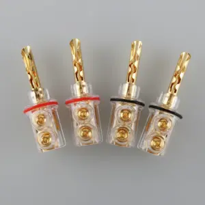 Gold-Plated BFA Banana Plugs for Speakers 10 Sb1665c1f61dc4f5b87f1e545a087a8acf