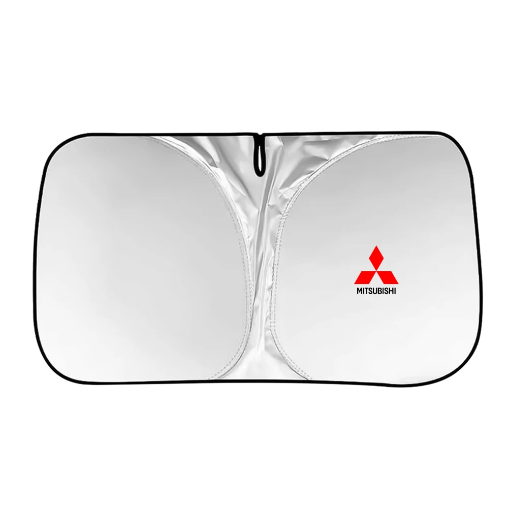 Mitsubishi Car Sun Shade - Silver Reflective 8 Mitsubishi Car Sun Shade - Silver Reflective - Image 8