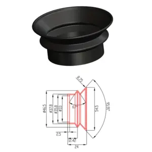 Rubber Eye Guard for Optical Devices 33-38mm 13 Sb1a4be6929b84d7492db6485f5b1bfdeE