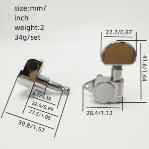 Six High-Quality Guitar Tuning Pegs Set 14 Sb1b9a0ce1df04a01beb9f8ef9330c6fd3