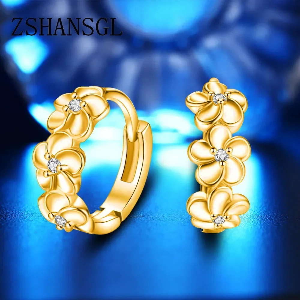 Sterling Silver Rose Flower Earrings 5 Sterling Silver Rose Flower Earrings - Image 5