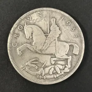 Vintage King George V Copper Coin 38mm 5 Sb1c9d827f47340c5a199ec34407d0754F