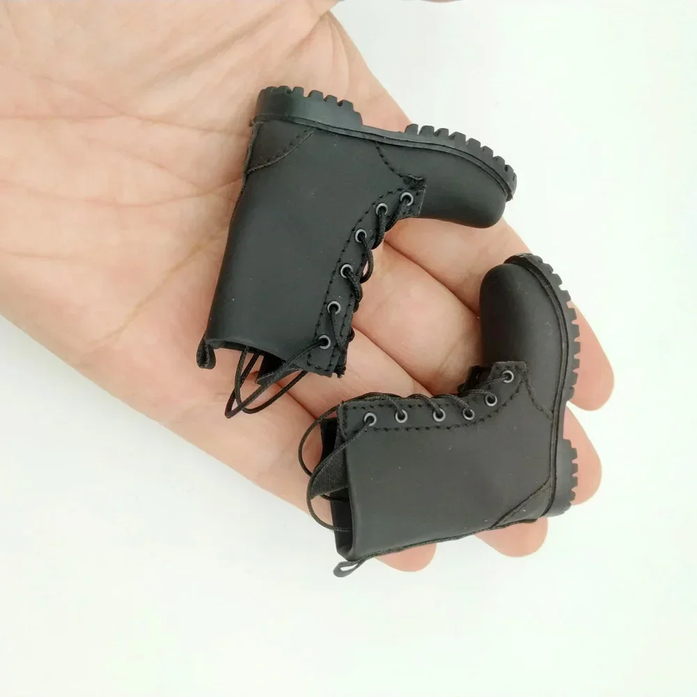 1/6 Scale Black Tactical Combat Boots 3 1/6 Scale Black Tactical Combat Boots - Image 3