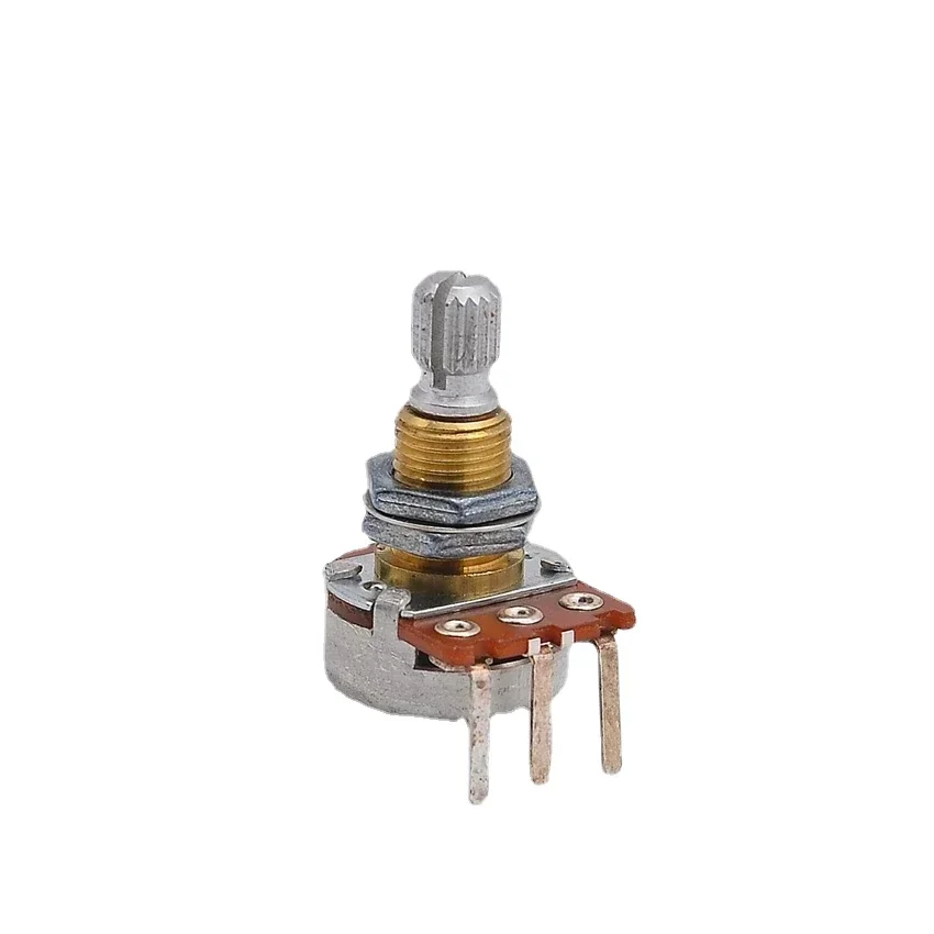 25K Brass Shaft Guitar Potentiometer Model 0111 4 25K Brass Shaft Guitar Potentiometer Model 0111 - Image 4