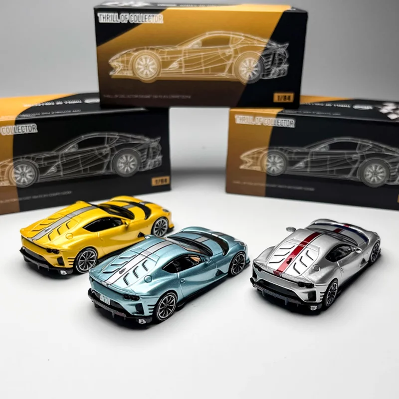 1/64 Alloy Sports Car Model in Cyan 2 1/64 Alloy Sports Car Model in Cyan - Image 2