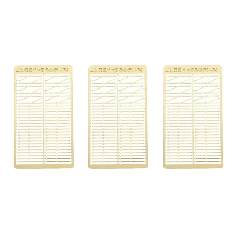 Brass Railing Post Etching Sheets for 1/72 Scale Models 7 Brass Railing Post Etching Sheets for 1/72 Scale Models - Image 7