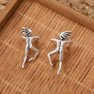Silver 3D Human Figure Clip Earrings 7 Sb1e1d8c96fce430aa9bd5d56486ee25dN